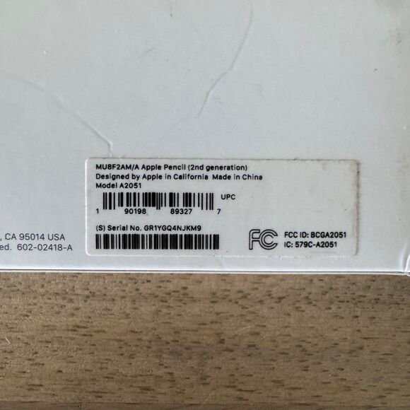 Apple Pencil 2nd Generation Model A2051 White for iPad Box Included - Picture 6 of 8